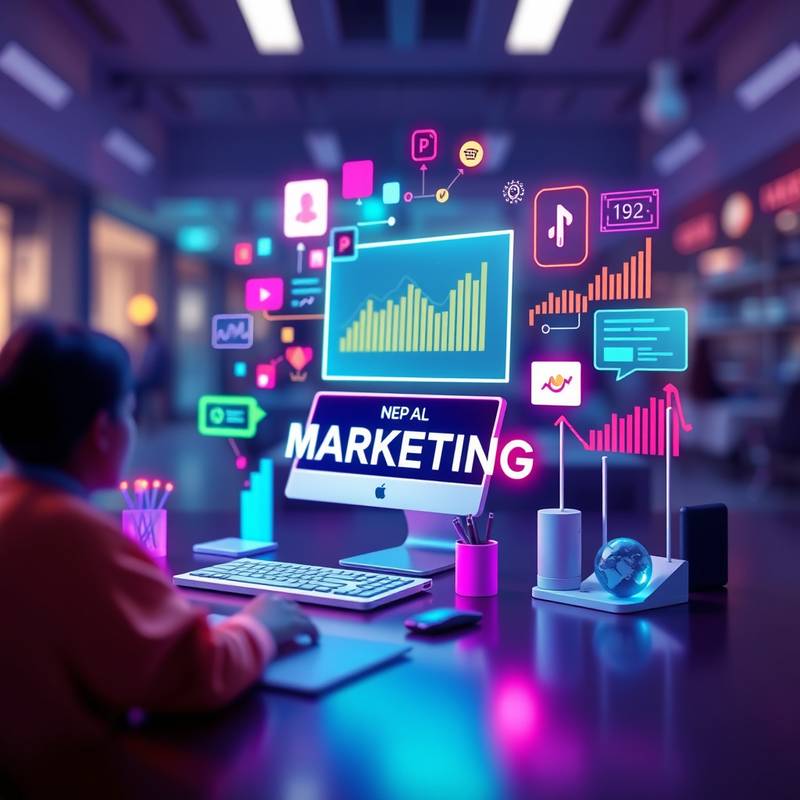 Digital Marketing Illustration