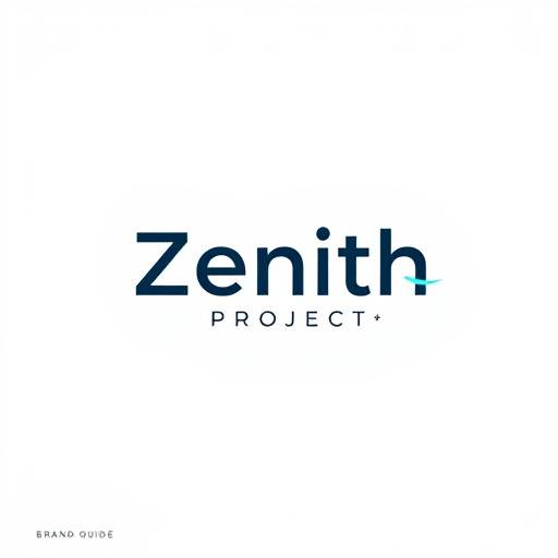 Stylish logo and brand guide for Project Zenith