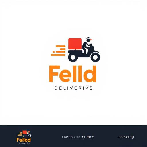 Vibrant branding and logo design for Project Stellar, a food delivery service